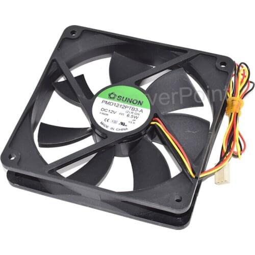 Genuine New PMD1212PTB3-A DC12V 6.5W 3-Pin Cooling Fan