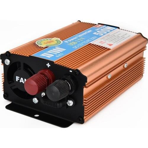 500W Watt DC 12V to AC 220V Portable Car Power Inverter Charger Converter Adapter