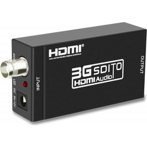 SDI to HDMI Converter Full HD 1080P SD-SDI HD-SDI 3G-SDI to HDMI Adapter Female BNC to HDMI For HDTV HD Monitor Projector Camera