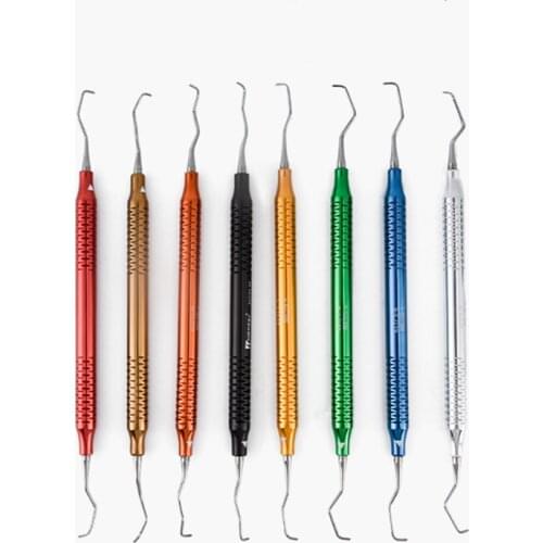 VV Dental Scaler Periodontal Subgingival Scaler Aluminum Alloy Handle Oral Tools