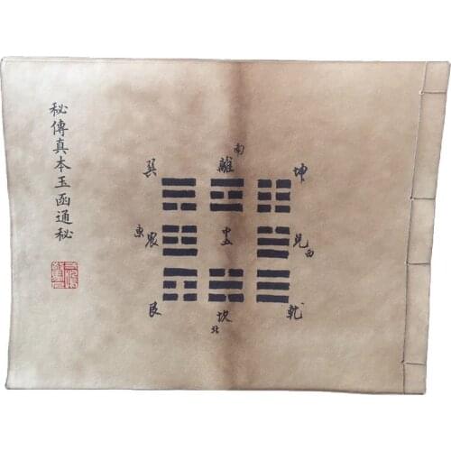 Chinese Line Binding Old Books Of Eight Diagrams