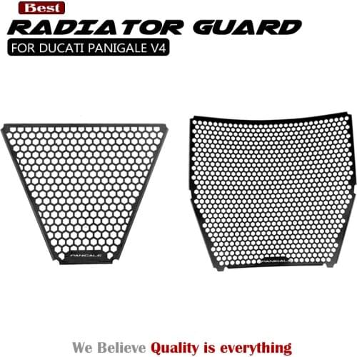 Motorcycle Radiator Guard Grille Grill Cover Oil Cooler Protector Water Tank for Ducati Panigale V4 V4S 2017-2021 2018 2019 2020