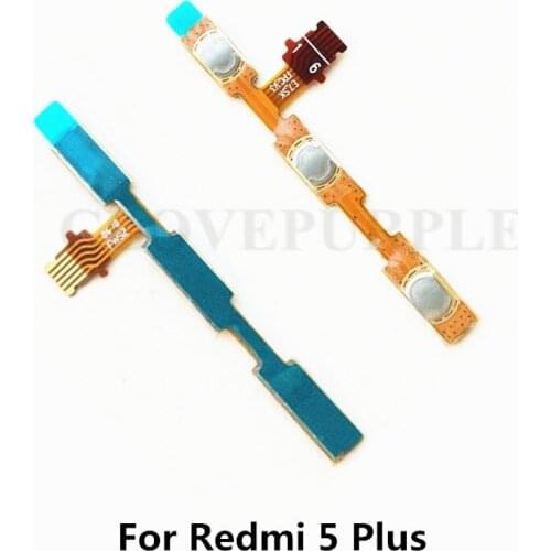 10PCS For Xiaomi Redmi 5 Plus Power on off Volume up down Side button Flex Cable For hongmi 5P