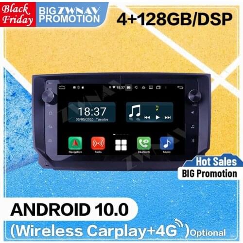 128G Carplay Android 10 Screen Multimedia Player For Seat Ibiza 2017 2018 2019 2020 GPS Navigation Auto Radio Audio Stereo Unit
