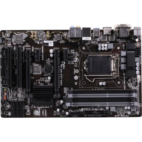 Used Desktop Motherboard For Gigabyte GA-Z97-HD3 LGA1150 DDR3 USB3.0 32G Z97 Z97-HD3 Desktop Mainboard SATA III Mother board