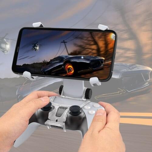 For PS5 Controller Phone Stand Smart Holder, Mobile Phone Stand Clamp Mounting Bracket, Gamepad Controller Holder For PS5