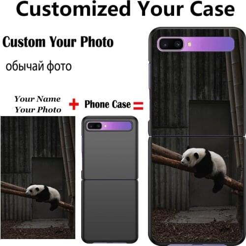 Photo Custom DIY Phone Case For Samsung Galaxy Z Flip 3 5G Cover Shell TPU Caso Capa Hard Fundas