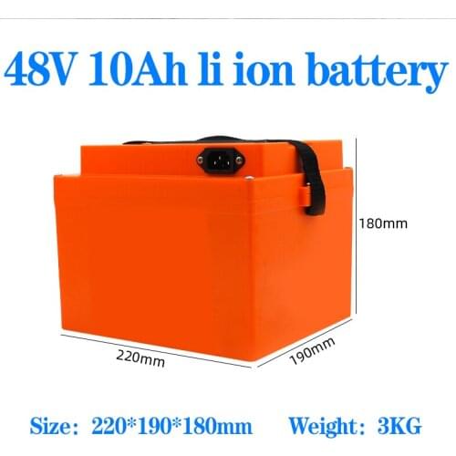 Lithium li ion 48V 10Ah 30Ah 70Ah for folding ebike electric bike scooter large tricycle Forklift AGV+2ACharger