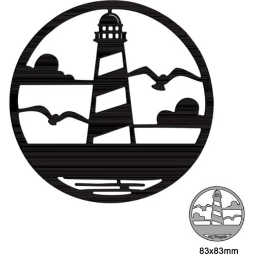 Oceanside Lighthouse Metal Cutting Dies for DIY Scrapbooking Decorative and Card Making Embossing Craft 2021New