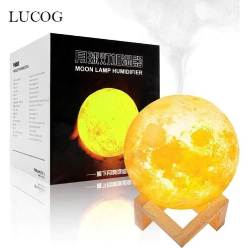 Moon Model Night Light Air Humidifier 880ml 440mAH