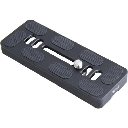 New Photography Accessories Black PU-100 Quick Release Plate Adapter for Camera Ballhead Tripod GDeals
