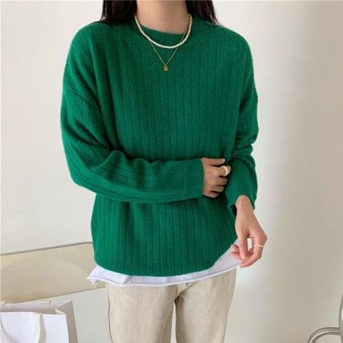 HziriP Solid Hollow Out Sexy Pullover Sweaters Outwear Hot Women Knitted 2021 Jumpers Warm Casual New Elegant Sweet Chic Soft