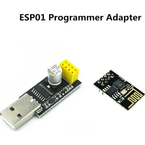 ESP01 Programmer Adapter UART GPIO0 ESP-01 Adaptaterr ESP8266 CH340G USB to ESP8266 Serial Wireless Wifi Developent Board Module