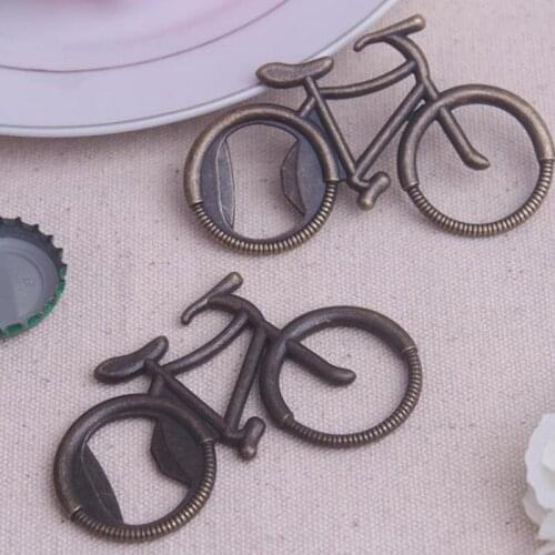 Vintage Metal Bicycle Bike Shaped Wine Beer Bottle Opener For Wedding Favor Party Gift Present LX2485