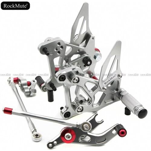 CNC Aluminum Motorcycle Rearset Rear Set Foot Pegs Pedal Footrest For MV AGUSTA F3 800 2012 2013 2014 2015 2016 2017