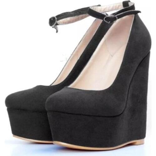 2021 High Heedecorative rivets shoes Women Pointed Party Wedding Shoe Plus Size Heels 14.5cm Black Color waterproof Pumps 54