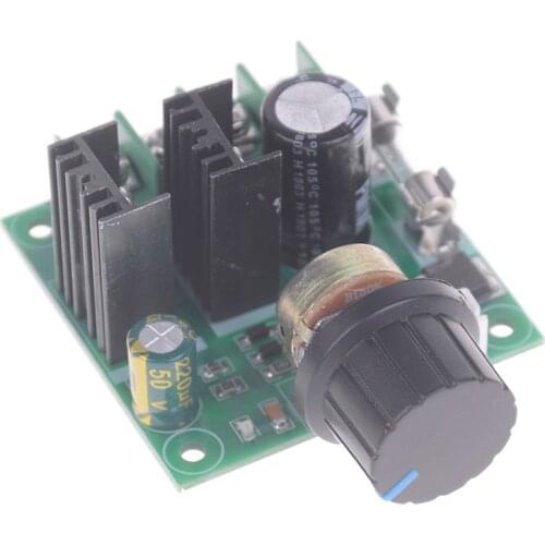 1Pcs DC12-40V 10A Pwm Motor Speed Control Switch Controller Volt Regulator Dimmer