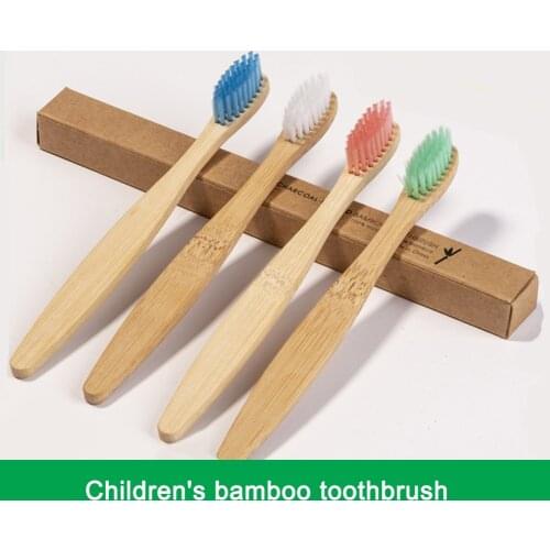 10PCS Environmental Personal Bamboo Charcoal Toothbrush For Oral Health Low Carbon Medium Soft Bristle Wood Handle Toothbrush