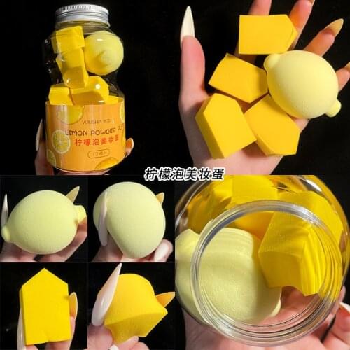 12pcs Makeup Blender Cosmetic Puff Makeup Sponge Foundation Powder Sponge Puff Women Make Up Tool & Accessories