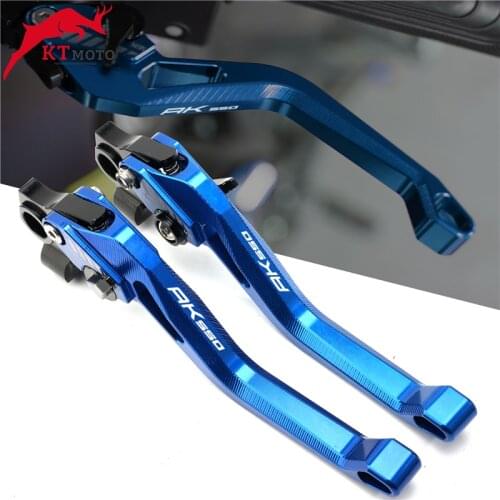 2020 NEW logo "AK550" 3D Rhombus Motorcycle Adjustable Brake Clutch Levers For KYMCO AK550 AK 550 2017-2020 2019