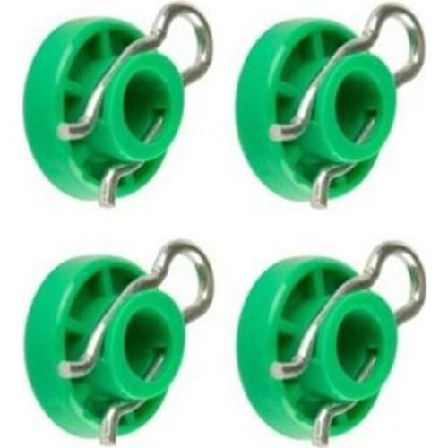 4pcs 4493433 Front Power Window Regulator Guide Roller Clip For Saab 900 9-5 9-3 Regulator Rollers Automotive Goods