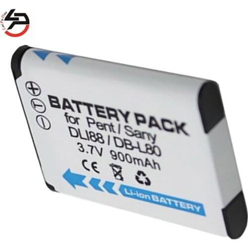 LPD 900mAh Brand New Replacement Battery For Sanyo Xacti VPC-CG10 VPC-CG20 VPC-CG100 B-L80 DB-L80A VPC-CS1 VPC-CA102