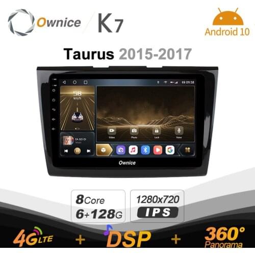 Android 10.0 6G+128G Ownice K7 Car autoradio Multimedia for Ford Taurus 2015 - 2017 radio system unit 360 Panorama 4G LTE SPDIF