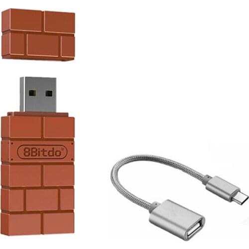 USB Wireless Bluetooth Gamepad Receiver for Mac Windows Raspberry Pi Switch Controller