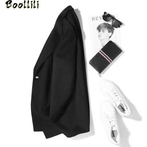 Boollili Double-faced Wool Coat Homemade Woolen Spring Autumn Mens Coat and Jacket Long Overcoat Abrigo Hombre