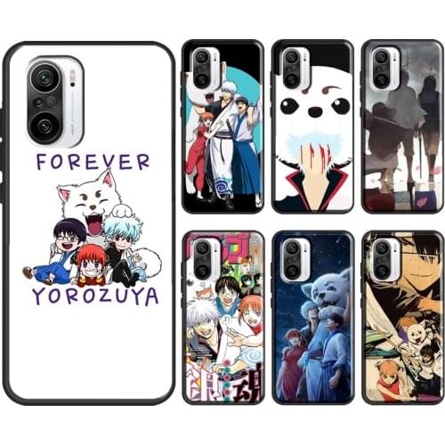 Anime Gintama Gintoki For Xiaomi Mi 9T 10T Pro Mi Note 10 Lite A2 Mi 11 9 A3 Case For POCO F3 X3 Pro M3 Cover