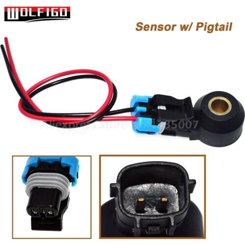 WOLFIGO New Knock Sensor W/ or W/O Pigtail Wire Harness For Nissan Frontier Xterra Mercury 220607B000 XF5Z12A699A