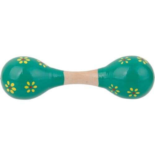 Kids Baby Wooden Maraca Rattle Shaker Percussion Musical Instrument 15cm