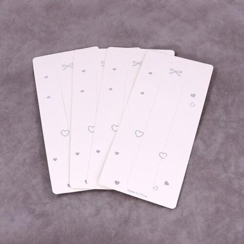New Design 7.5* 16.8cm 100PCS/lot Hair Clip Display Card Hair Band Pins Accessories Paper Packaging Tags Cards Holders