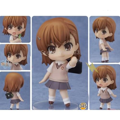 Anime Figure A Certain Scientific Railgun S Mikoto Misaka 345# PVC Action Figure Toys Misaka Mikoto Collection Model Doll Gift