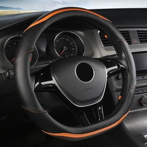 ZHOUSHENGLEE Microfiber Leather Car Steering Wheel Cover For Mazda 2 3 5 6 7 8 CX3 CX5 CX7 CX98 CX9 MX5 MX7 RF Version