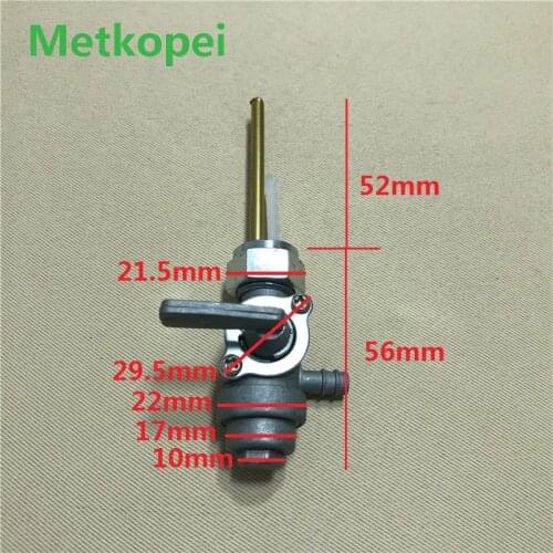 Motorcycle DT125 DT175 RS100 RS125 NF125 MX175 HT1 fuel tank tap filter petcock switch for Yamaha 125cc 175cc DT RX 125
