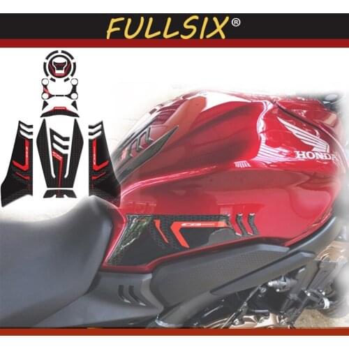 Motorcycle sticker 3D Carbon Sticker Gas Cap Tank Pad protection Sticker Decal stickers moto for HONDA CB650R CB 650R 2019
