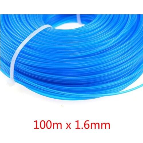 New Replacement 1.6mm x 100m Strimmer Line for Garden Grass Strimmers Electric Brushcutter Nylon Cord Nylon Round Line Rope