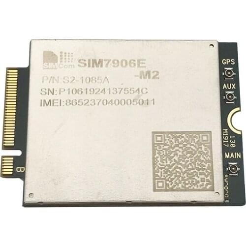 New&Original SIMCOM SIM7906E SIM7906E-M2 LTE CAT6 Multi-Band LTE-FDD/LTE-TDD/HSPA+ module B1/B3/B5/B7/B8/B20/B28/B32/B38/B40/B41