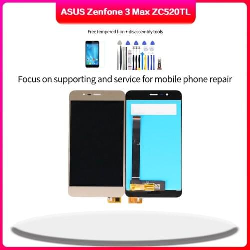 Original Display For Asus ZenFone 3 Max ZC520TL LCD Touch Screen Digitizer Assembly For Asus ZC520TL lcd Replacement with tools