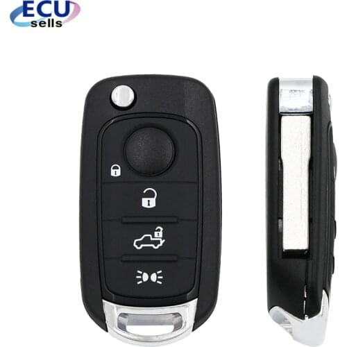 4 button Folding Flip Remote Key shell for Fiat new model keys