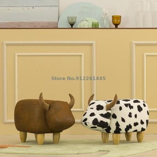 Shoe changing stool household door creative calf cartoon animal stool elephant storage stool sofa stool shoe wearing stool