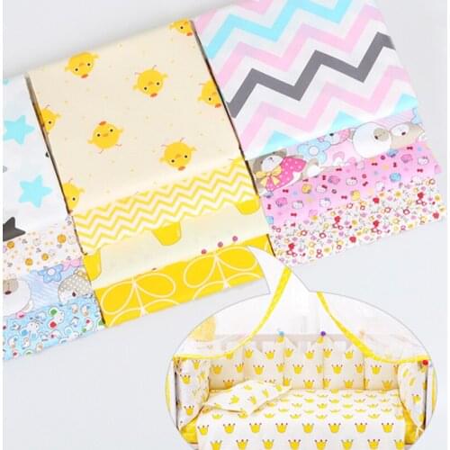50x160cm 100% Cotton Printed Fabric For Making Clothes Sewing Bed Sheet Patchwork Cloth DIY Fabrics For Baby Child