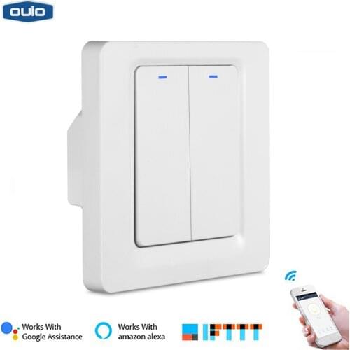 Smart Home Touch Switch Google Home Alexa Compatible Home Wall Socket Wifi Smart Lighting Switch with Voice Controle Control