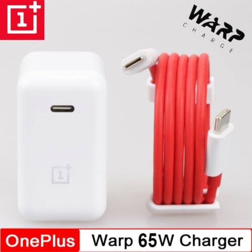 65W Warp Charger For OnePlus 9 Pro 9R 8T 6A 1M USB-C to USB-C Dash/Warp Charging Adapter For One Plus 8 Pro Nord 7T Pro 7 6T 1+6