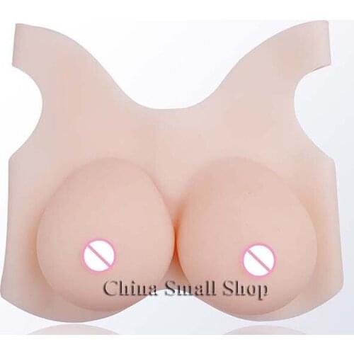 1pair 1800g F cup One Piece Bionic Silicone Female Body Boobs Seamless Artificial Breast Form Sex Products Drag Queen borsten