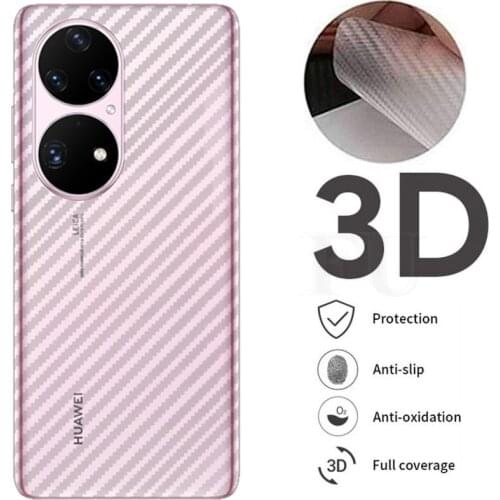 10Pcs Carbon Fiber Screen Protector For Huawei P30 P40 P20 Lite Pro P30 Lite Back Matte Film On Honor 10 20 9X 8X P Smart 2019 Z