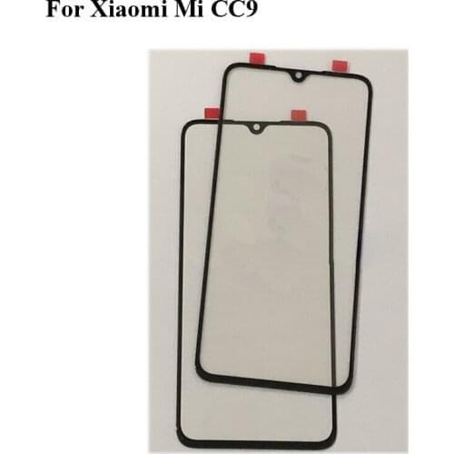 2PCS A+Quality For Xiaomi Mi CC9 CC 9 Touch Screen for Xiaomi Mi CC9 Micc9 Digitizer TouchScreen Glass panel Without Flex Cable