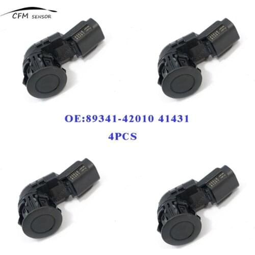 4PCS New Brand 89341-42010 41431 Fits For Toyota Lexus PDC Parking Sensor Backup Aid Reverse