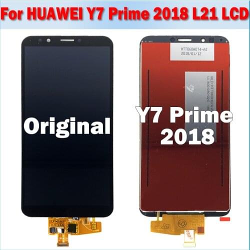 5.99" Original Screen For Huawei Y7 2018 / Y7 Prime 2018 LDN-L21/LX2 LCD Display Touch Screen Digitizer Assembly Replace